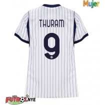 Camiseta Inter Milan Marcus Thuram #9 Visitante Equipación para mujer 2026-27 manga corta